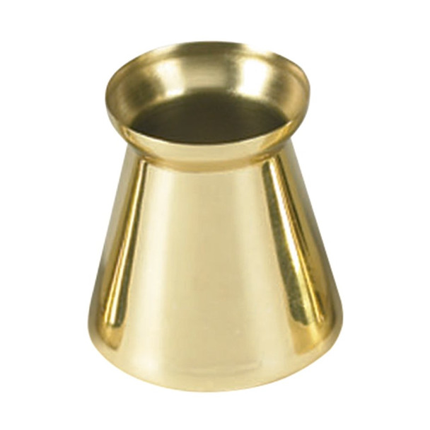 Will & Baumer Brass Follower for 1 1/2" Dia Candle 4/Cs