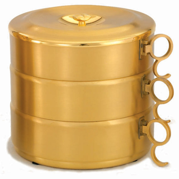 Alviti 454GSET 3 Pc Stacking Ciboria Set