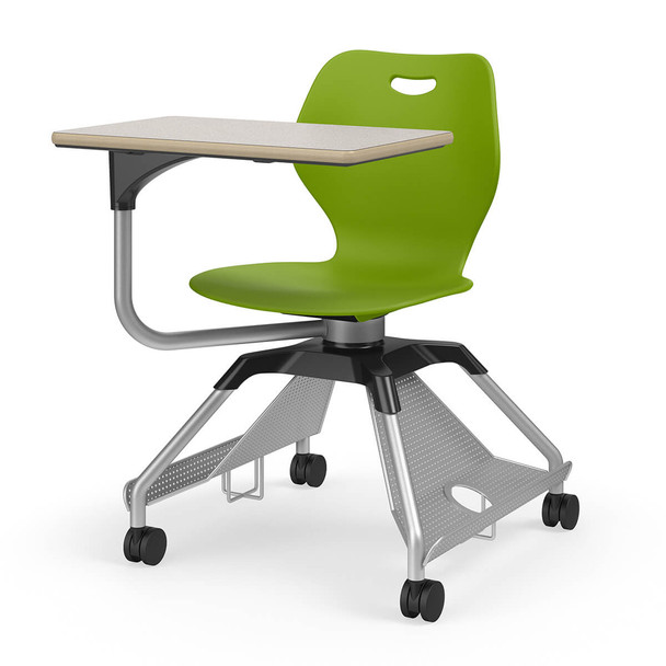 KI Intellect Wave Seating w Worksurface/Cup Holder/Accessory Rack