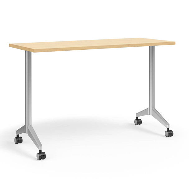 KI Pirouette 36" H Fixed Height Table w Casters 18" x 60"