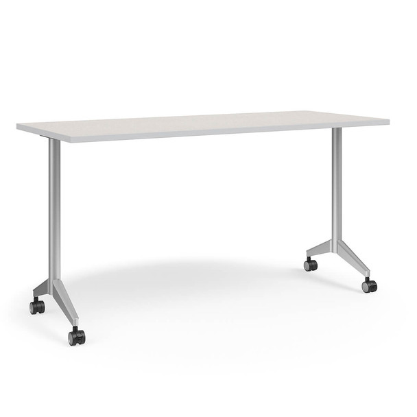 KI Pirouette 36" H Fixed Height Table w Casters 30" x 60"
