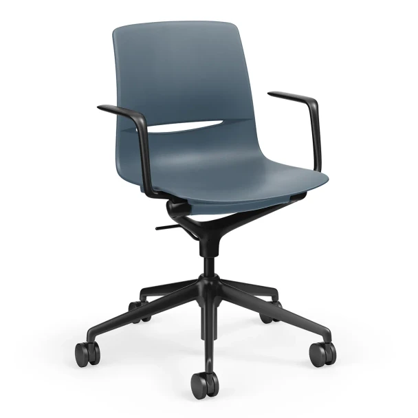 KI LimeLite Adjustable Height Conference Chair w Arms