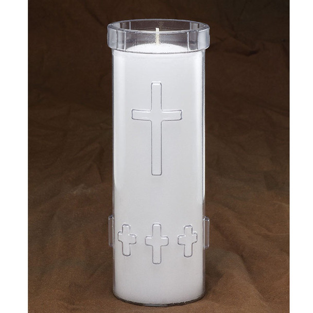 Emkay Sanctuary Candle 7 Day Plastic 24/Cs