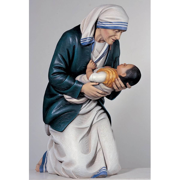 Demetz St Teresa of Calcutta - Kneeling Statue