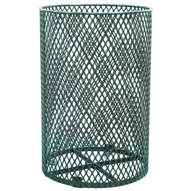 Leisure Craft 32 Gal Expanded Metal Receptacle Without Lid and Liner