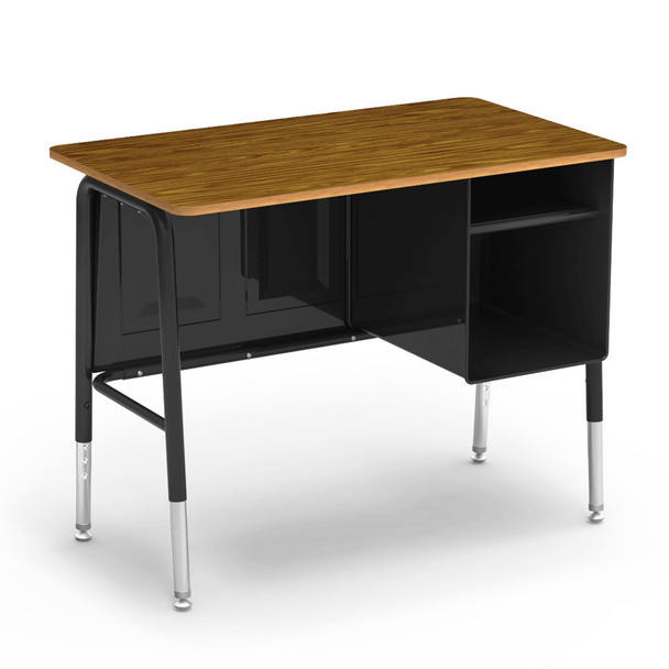 Virco 765 Series Jr. Executive Desk, 20" x 34" Laminate Top