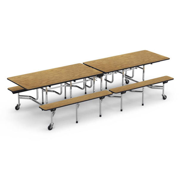Virco MTB Series 10' Mobile Bench Table