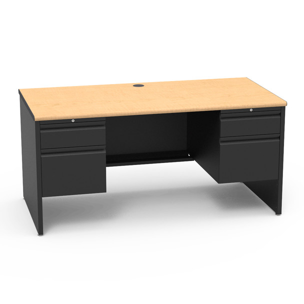Virco 53 Series Desk 60"x30" With Double Pedestal