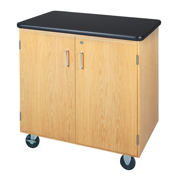 Diversified Spaces 36"x24"x36" Oak Mobile Storage