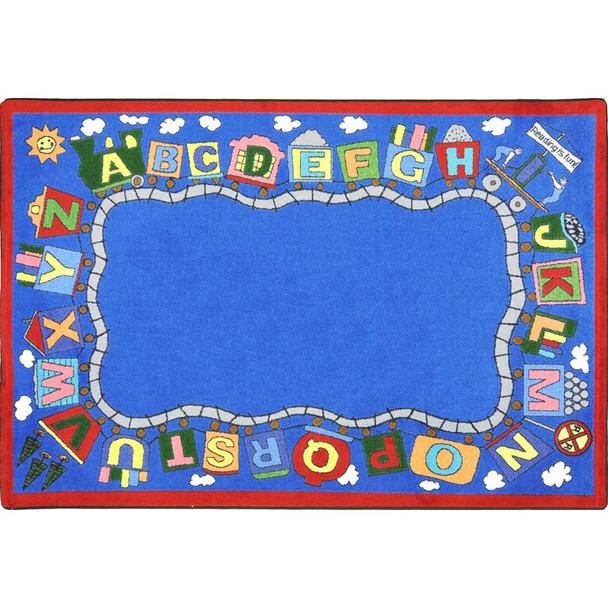Joy Carpets Reading Train Rug