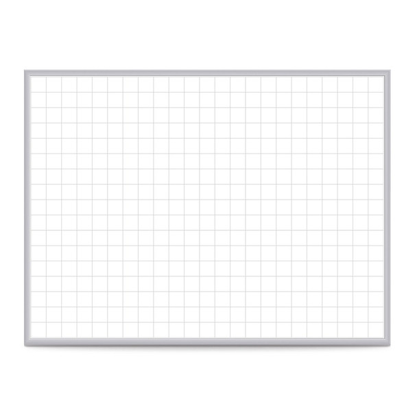Ghent Grid 2"x2" Magnetic Whiteboard Aluminum Frame
