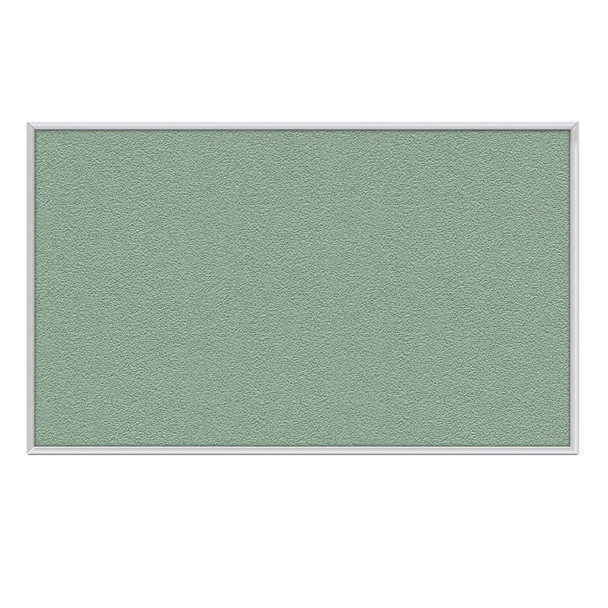Ghent 4'x8' Aluminum Frame Vinyl Bulletin Board