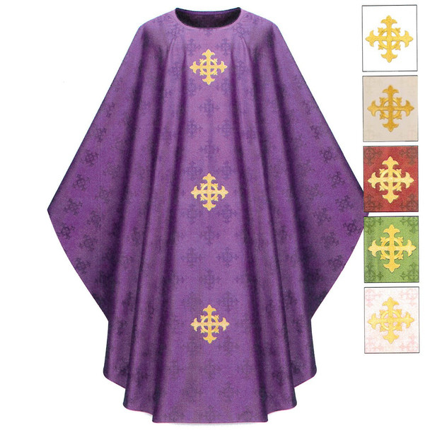 Slabbinck Gothic Chasuble In Adornes Fabric