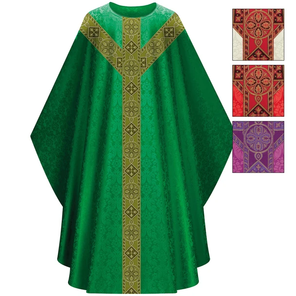 Slabbinck Gothic Chasuble in Duomo Fabric