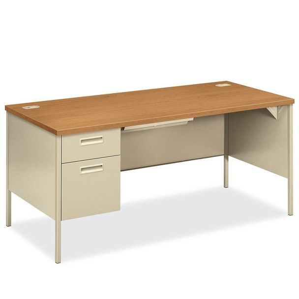 HON Metro Classic Left Pedestal Desk 66"x30"