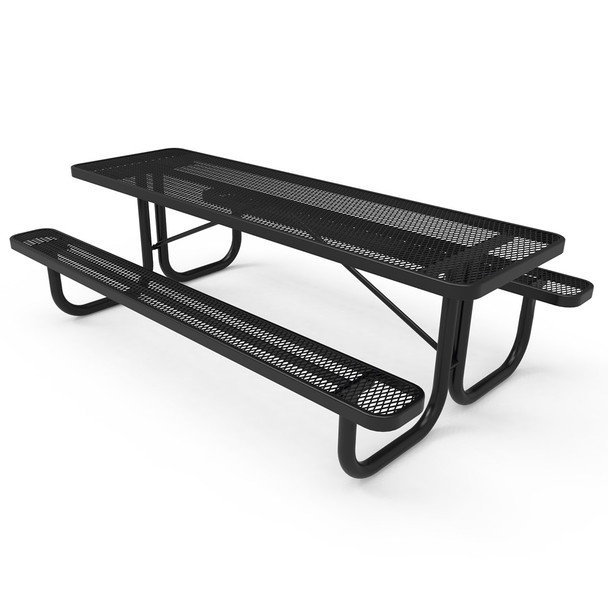 MyTCoat 8' Rectangular Portable Table - Expanded Metal