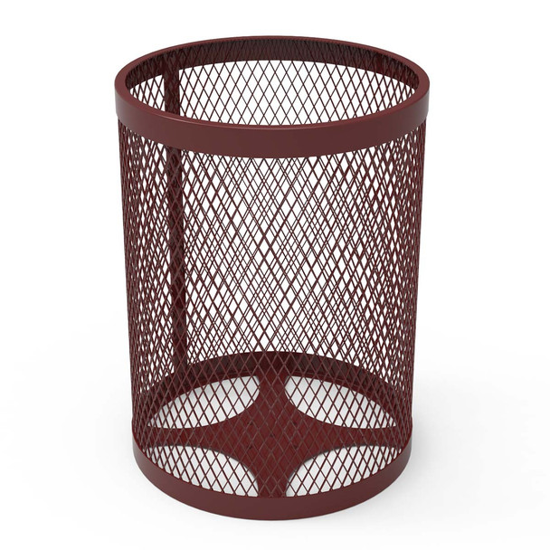 MyTCoat 32 Gal Trash Receptacle- Expanded Metal