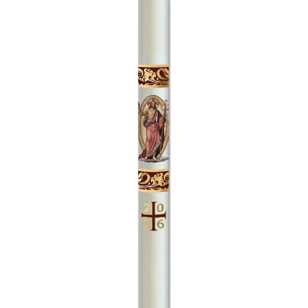 Will & Baumer Paschal Candle Behold the Lord
