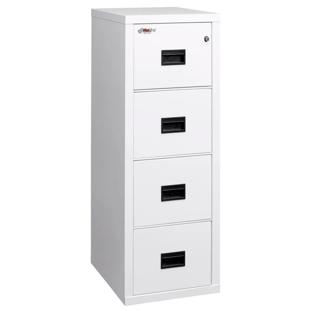 FireKing 25 4-Dr Vertical Fire-Resistant File Letter 25" D