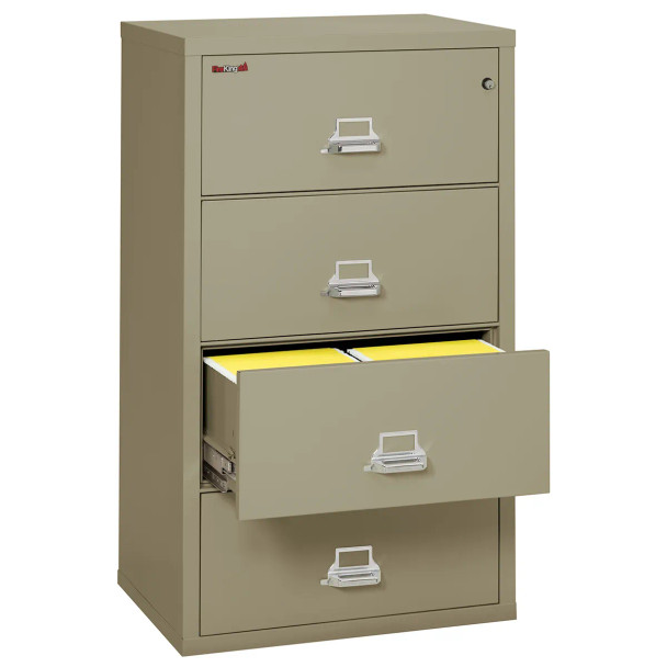 FireKing Classic 4-Dr Lateral Fire-Resistant File 31" W