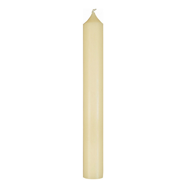 Root Altar Candle 100% Beeswax 1-15/32" x 17-1/2" 6/Bx Recessed Base