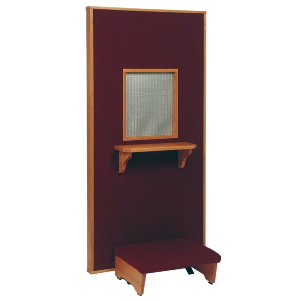 Woerner 177 Confessional Screen w Kneeler