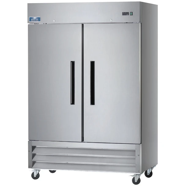 Arctic Air Two-Door Refrigerator Stainless Steel