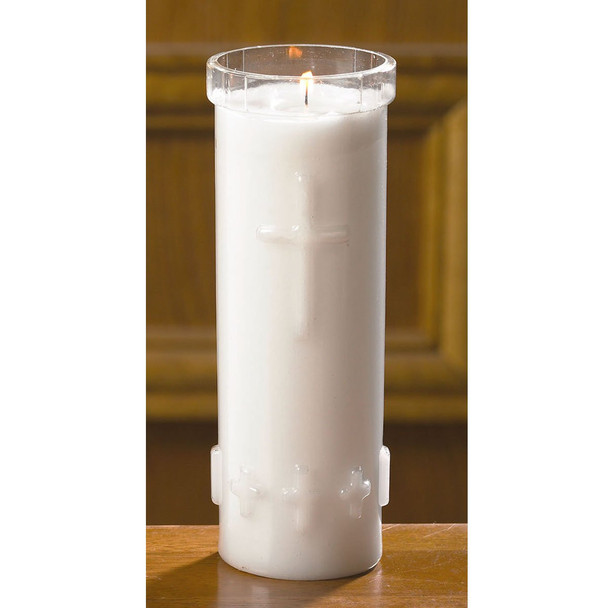 Will & Baumer Devotional Candle PrayerLights 7 Day Plastic 12/Cs