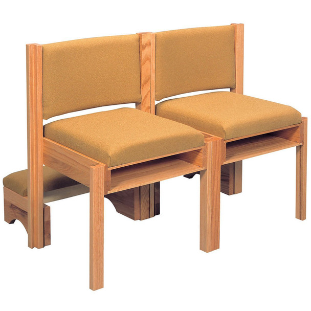 Woerner 303 Interlocking Full Back Chair