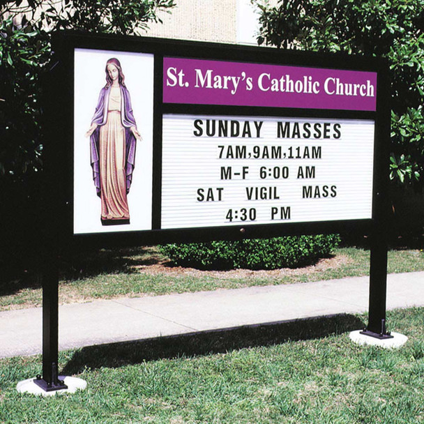 MPC Church Sign SIGNATURE 96"x48" Double Face