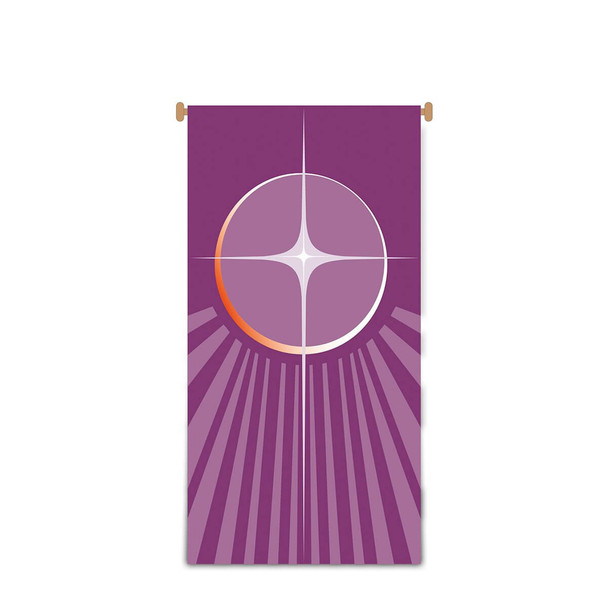 Slabbinck Small Banner Advent Star 24" x 48"