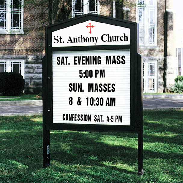 MPC Church Sign TRADITIONAL 36"x54" Double Face