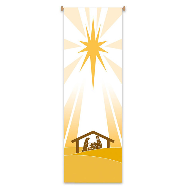Slabbinck Banner Christmas Scene 39 3/8" x 118"