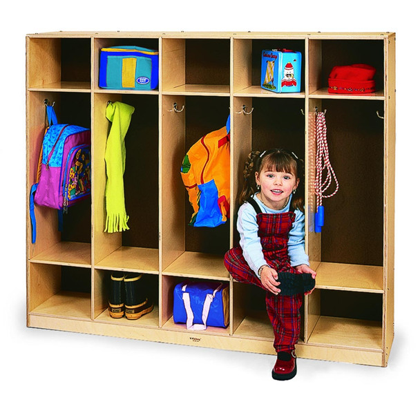 Whitney Brothers 5-Section Coat Locker