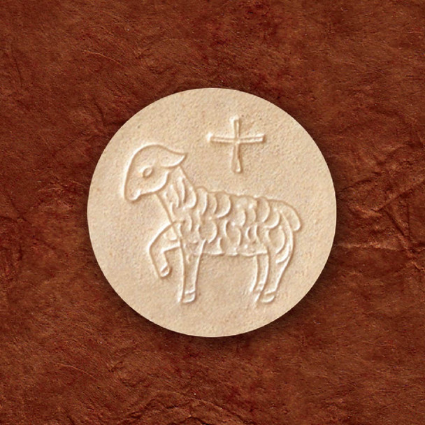 Cavanagh Altar Bread 1 3/8" Whole Wheat w Lamb-Containers 15K/Cs