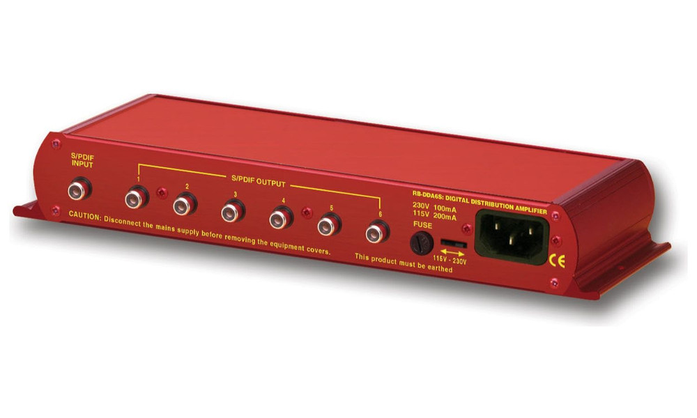 Sonifex RB-DDA6S 6 Way Stereo S/PDIF Digital Distribution Amplifier - Image 1