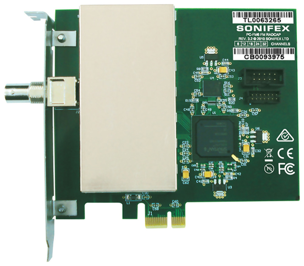 Sonifex PC-FM12 FM PCIe Radio Capture Card - Image 1