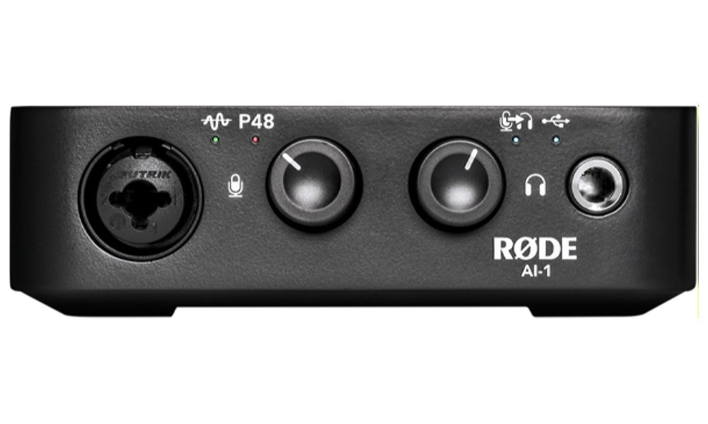 RODE AI1 USB Audio Interface - Single channel Audio Interface - Image 1