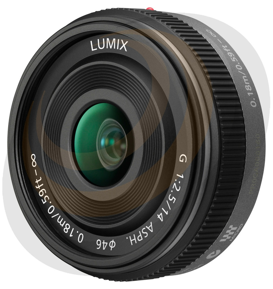 Lumix G 14mm/F2.5 MkII Aspherical lens in Black - Image 1