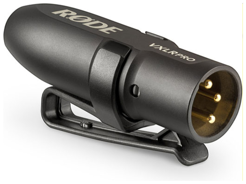 RODE VXLR PRO Transformer-balanced 3.5mm TRS to XLR adaptor with phantom power - Image 1