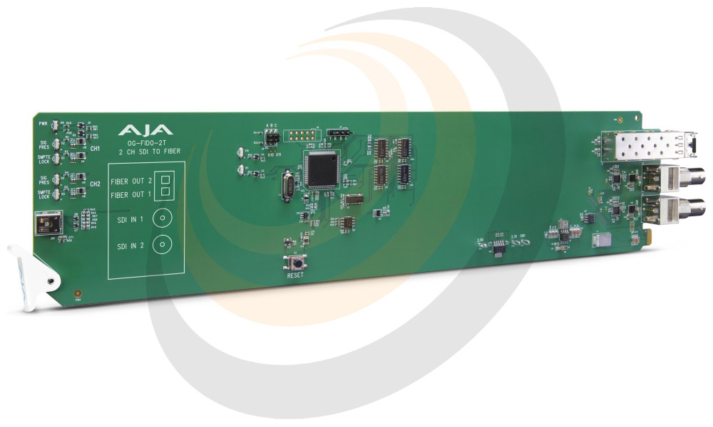 AJA 2-Channel 3G-SDI to Multi-Mode LC Fiber Transmitter - Image 1