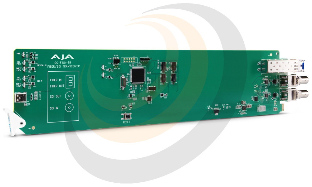 AJA 1-Channel 3G-SDI/LC Single Mode LC Fiber Transceiver - Image 1