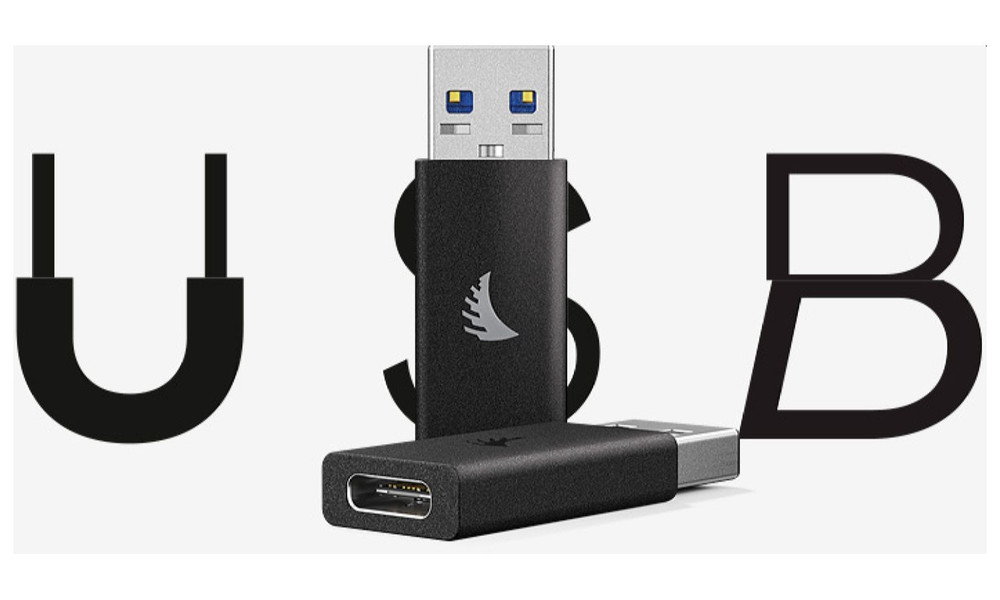 AngelBird USB 3.1 Gen2 Type-A to Type-C Adapter active - Black - Image 1
