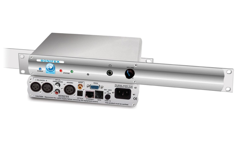 Sonifex PS-SENDS-SD Audio to IP Streaming Encoder Silence Detect - Image 1
