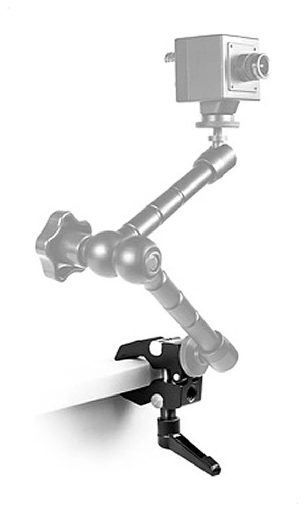 Marshall CVM-12 Miniature C-Clamp Mount with Female 1/4”-20 & Female 3/8” - Image 1