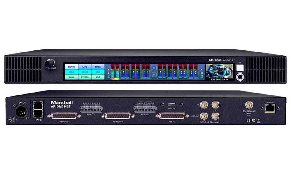 Marshall Multi-Channel Digital Audio Monitor with 64x64 Dante module - Image 1