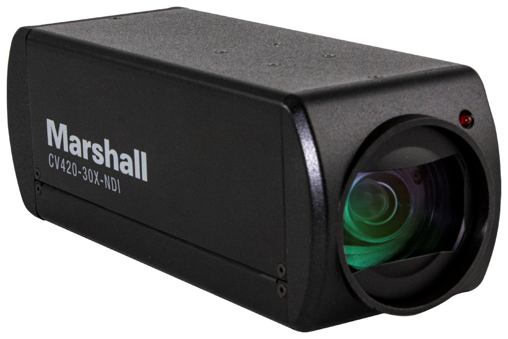 Marshall Compact 30x UHD60 Zoom Block Camera 2160p (IP, HDMI 2.0) with NDI - Image 1