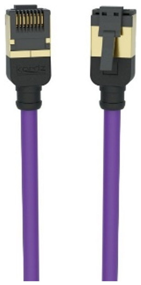 Kordz Lead - PRS CAT6A Slim - Purple - 0.75m - Image 1
