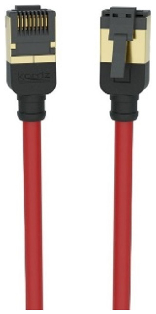 Kordz Lead - PRS CAT6A Slim - Red - 0.15m - Image 1