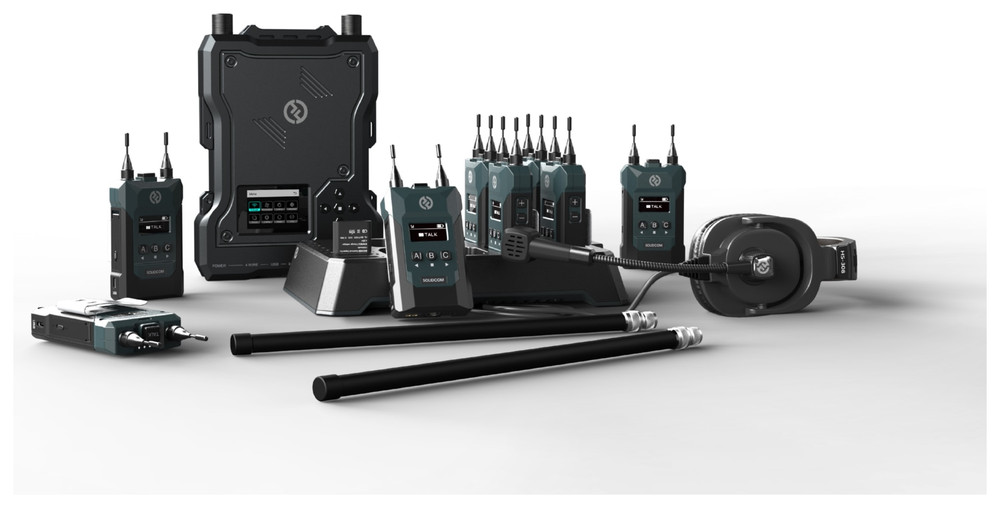 Hollyland Solidcom M1 Wireless Intercom System - 8 Beltpacks - Image 1